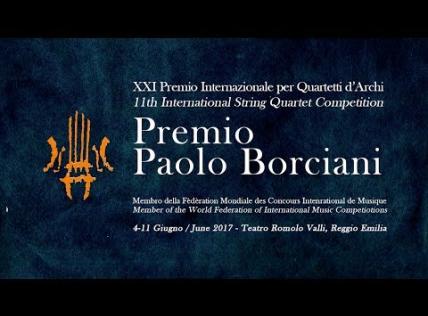 Embedded thumbnail for International String Quartet Competition, &amp;quot;Premio Paolo Borciani &amp;quot;